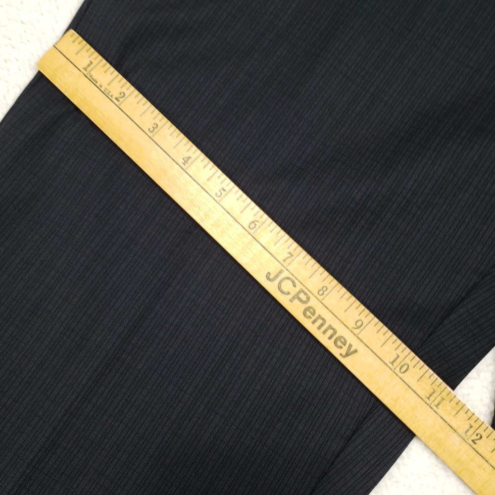 Z Zegna Suit Trousers Men 56R (38W) Gray Wool Micro-Check Flat Front Dress Pants - Picture 11 of 13